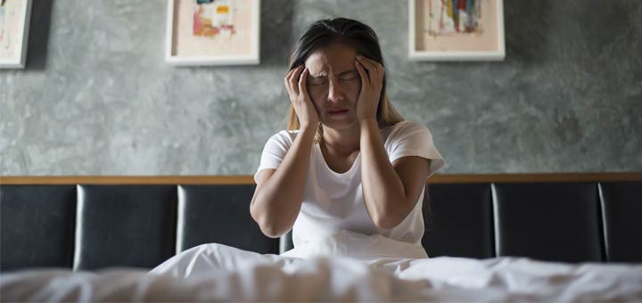 asian woman sleep trouble | The Menopause Association