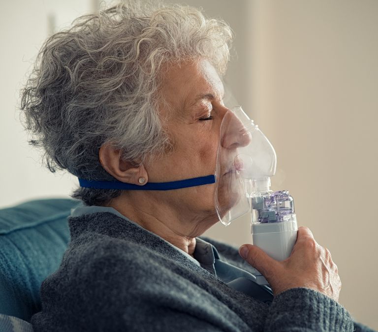How Menopause Affects Asthma senior woman