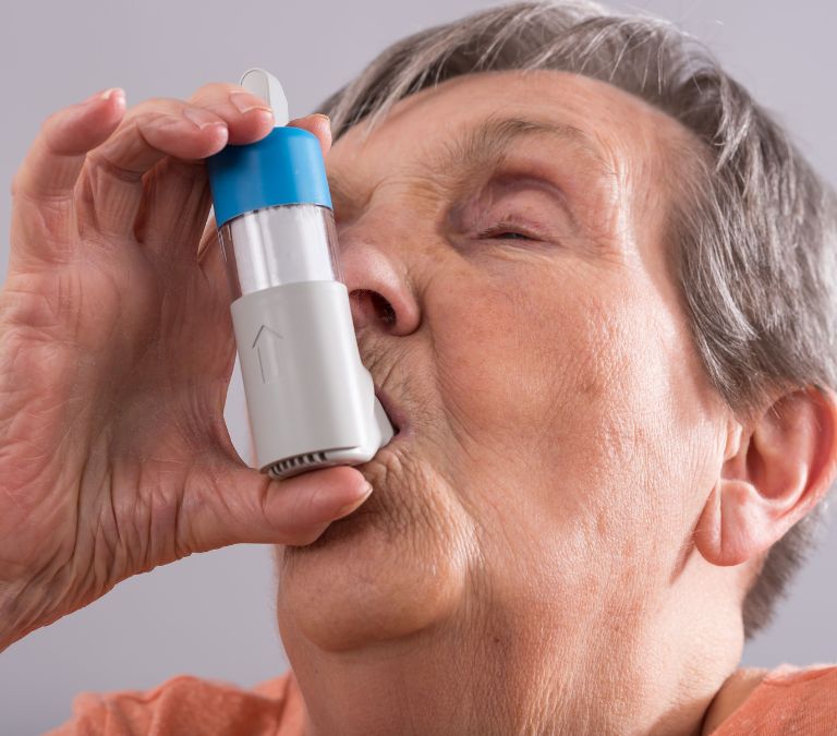 How Menopause Affects Asthma senior woman 2