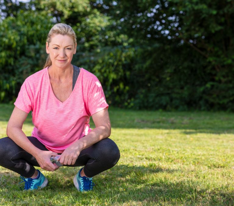 Top 7 Menopause Exercises You Can Do At Home Heavy-duty middle aged woman